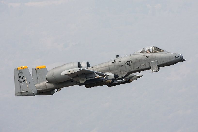A10 Thunderbolt during take off by Nico van Remmerden