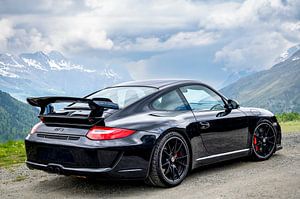 Porsche 911 GT3 dans les Alpes sur Sjoerd van der Wal Photographie