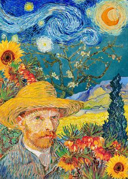 Van Gogh in his Landscape von Marja van den Hurk