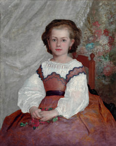 Romaine Lacaux im rosa Kleid, Pierre-Auguste Renoir, 1864, The Cleveland Museum of Art