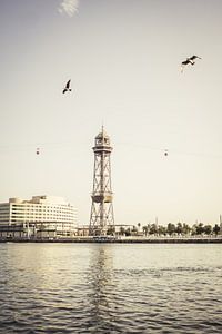 Seilbahn In Barcelona