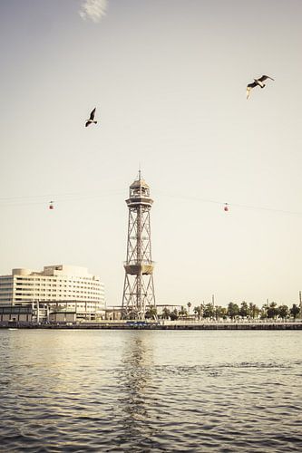 Cable car in Barcelona