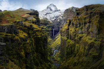 The beautiful canyon of Mulagljufur