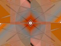 Abstrakt 3 in Terrakotta
