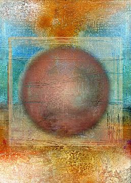 Illusie met cirkel 1 van Claudia Gründler