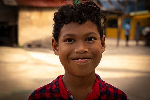 Lokale kinderen, Mabul Island, Maleisie