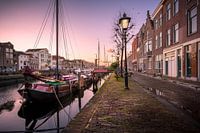 Delfshaven bei sonnenaufgang