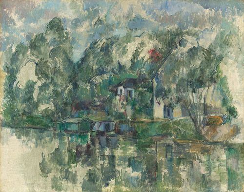 Aan de waterkant, Paul Cézanne