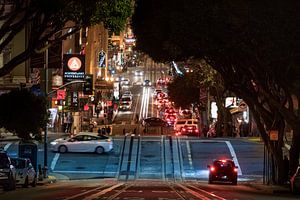 Avond in San Fransisco van Keesnan Dogger Fotografie