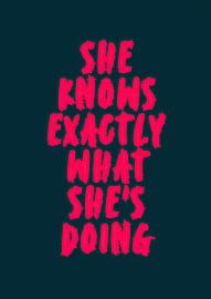 Sie weiß ganz genau, was sie tut von Mosaic Dialogue