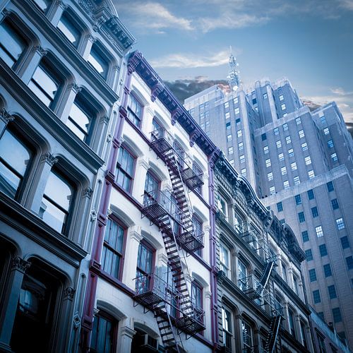 L'ancien style de construction à Manhattan, NYC