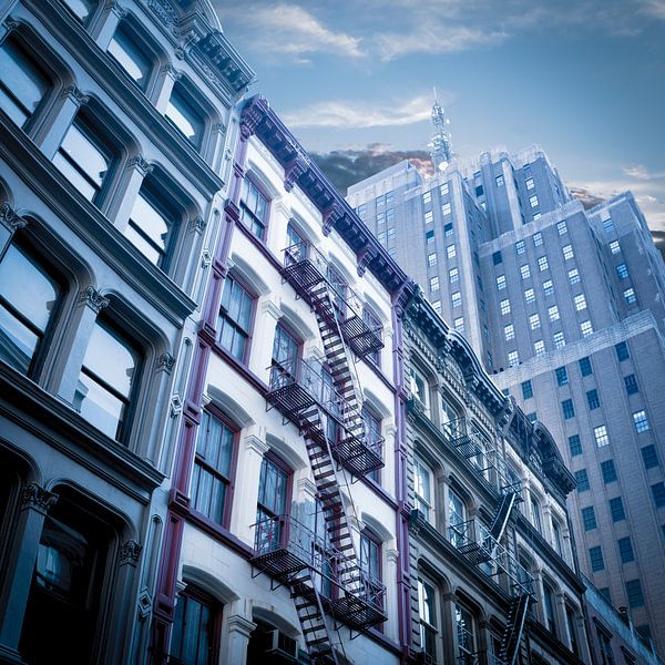 Der alte Baustil in Manhattan, NYC von Dick Schoenmakers