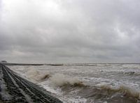 Storm aan zee