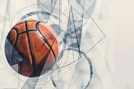 Basketbal van Poster Art Shop