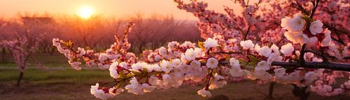 Japanse Lente: Een Dans van Bloesems
