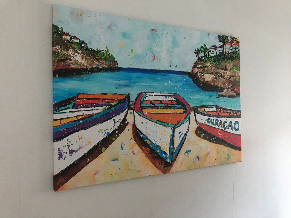 Playa Lagun  van Happy Paintings / Renata Rolefes 