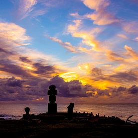 Easter Island in winter by PeterDoede