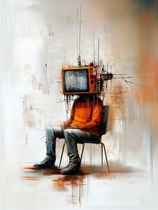 Surrealistisches Sitzen