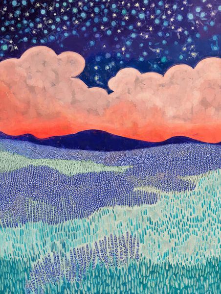 Lavendel unter dem Sternenhimmel von Whale & Sons