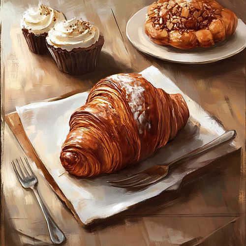 Croissant bakkerij lekkernijen