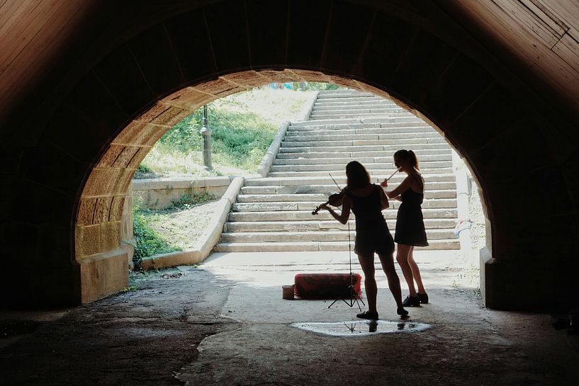 Musicians in Central Park by Micaela Parente