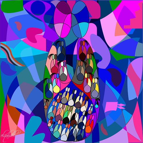 Love and being able to live together as a wall art for home or office decor idea...