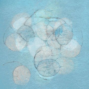 Silberblatt Eisfarben von Claudia Gründler