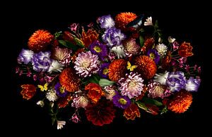 Explosion de la fleur royale sur Flower artist Sander van Laar