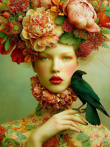 Le murmure des fleurs et des ailes noires