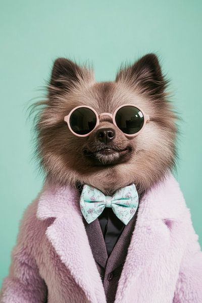 Keeshond by Poster Art Shop