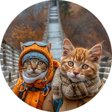 Muurverkenners: Katten op ontdekkingstocht door de Grote Muur van Felix Brönnimann