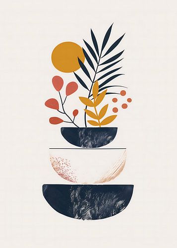 Abstract minimalist shapes No 2