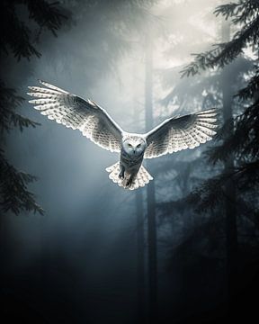 Snowy owl by Stephanie Lenk - Feldmeth