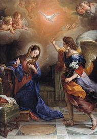 Agostino Masucci – Die Verkündigung an Maria (1748) von Timeless Artworks