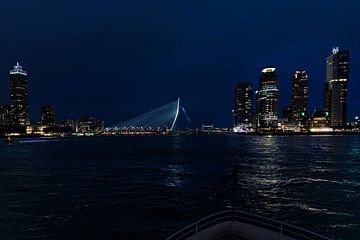 Skyline Rotterdam van Tanja Otten Fotografie
