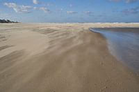 Du sable volant sur la plage