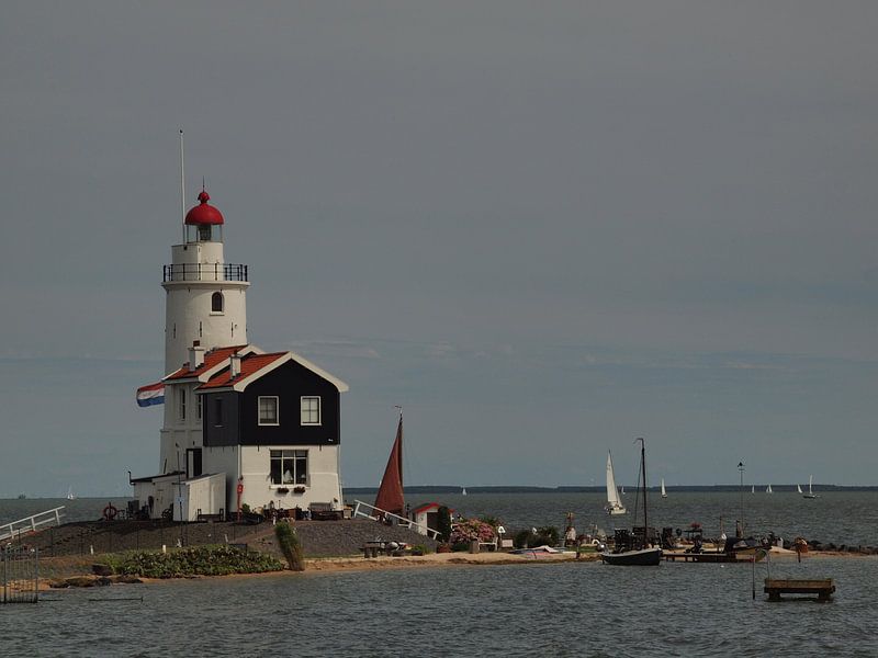 Vuurtoren Marken van Marjon van Vuuren