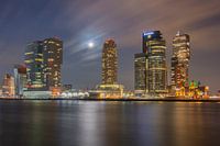 Rotterdam Kop van Zuid in the evening