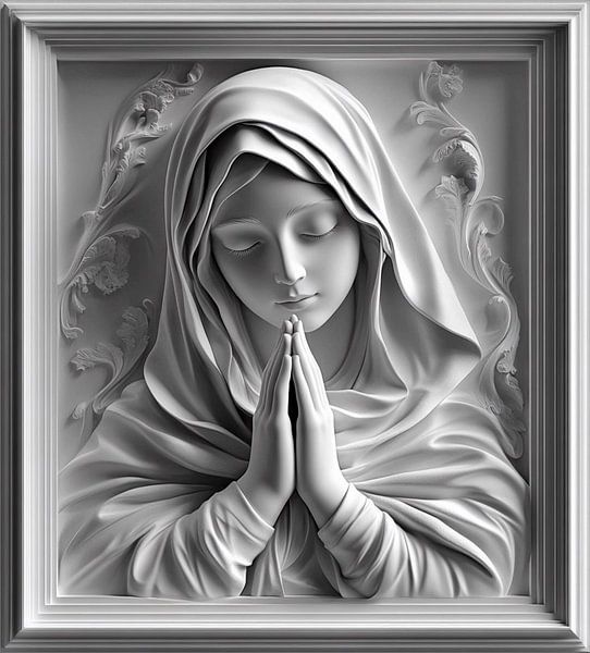 Madonna in Marmor von Harmannus Sijbring