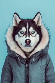 Alaskan Husky by Poster Art Shop