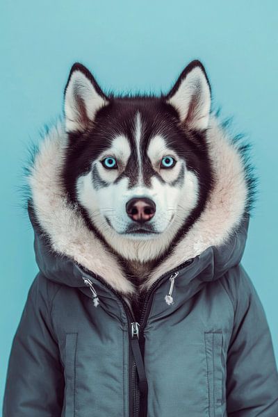 Alaskan Husky von Poster Art Shop