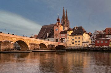 Regensburg in der goldenen Stunde von Rainer Pickhard