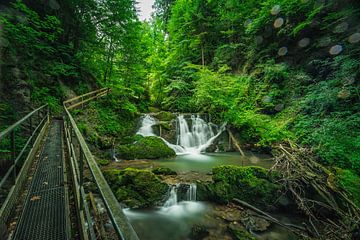 Waterval Oostenrijk van Maurice Hoogeboom