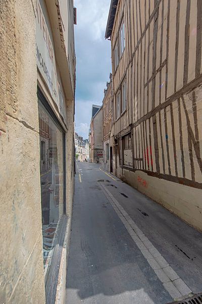 A street in Rouen by Peter Bartelings