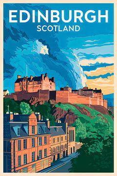 Edinburgh, Schotland. van Poster Art Shop