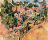 Paul Cézanne, Bibémus (ca. 1894–1895) van Atelier Liesjes thumbnail