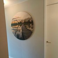 Klantfoto: Beekbergerwoud van Fred Fiets, als ronde print
