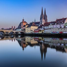 Regensburg am Abend von Dirk Rüter