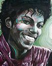 Michael Jackson malerei von Jos Hoppenbrouwers Miniaturansicht