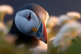 Puffin (Fratercula arctica) by Christian Müringer